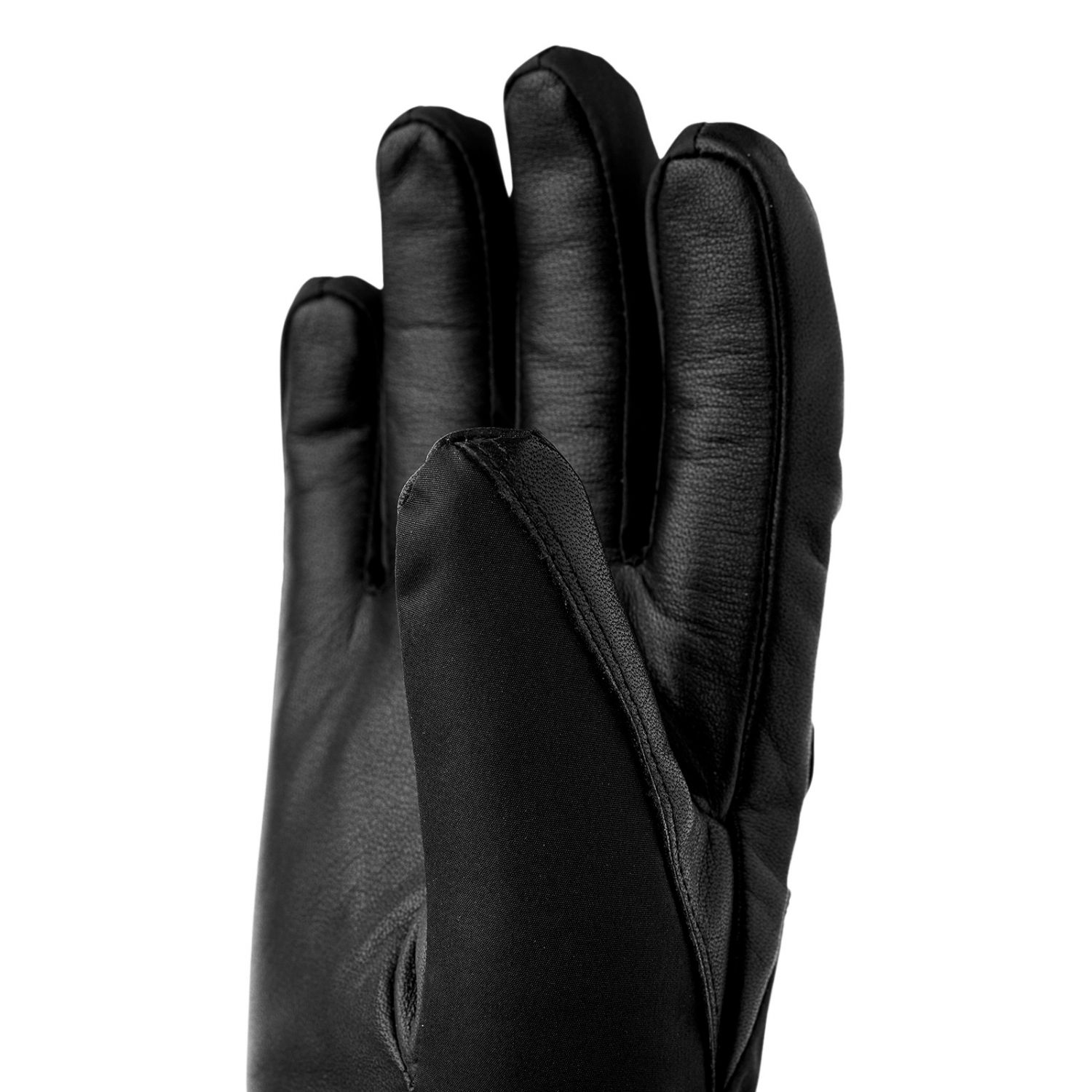 Hestra Primaloft Leather, rękawice narciarskie, damskie, czarne