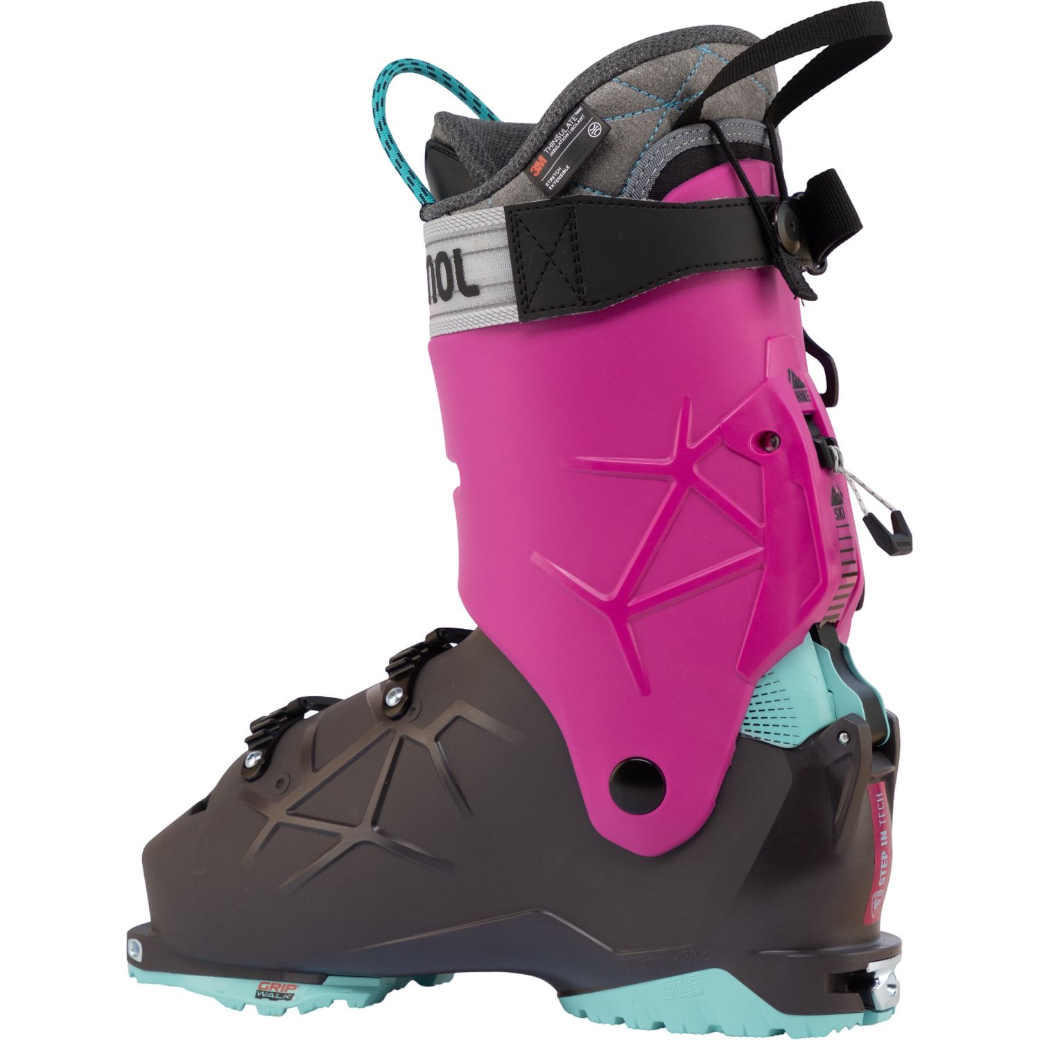 Rossignol Alltrack 130 Elite LV LT GW, lyžiarske topánky, pánske, tmavo šedá/ružová