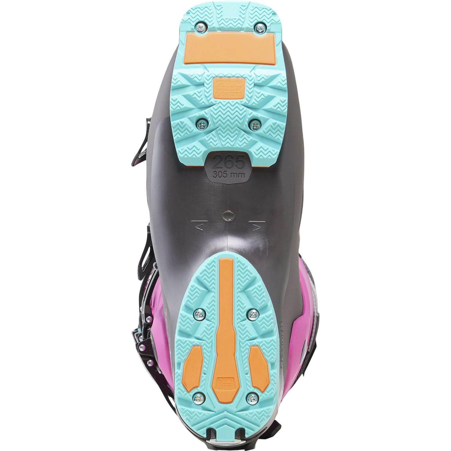 Rossignol Alltrack 130 Elite LV LT GW, skistøvler, herre, mørkegrå/pink