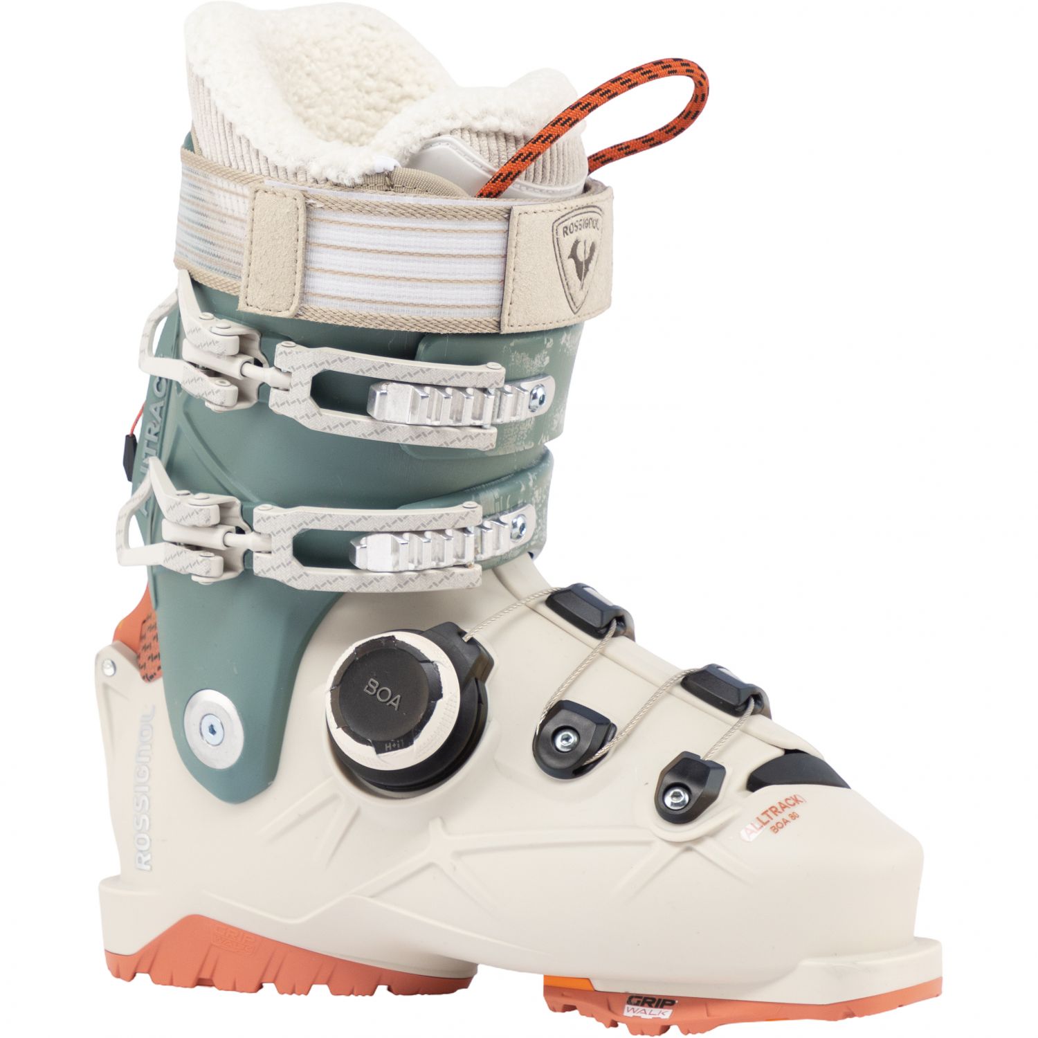 Rossignol Alltrack 80 BOA GW, cizme de schi, pentru femei, bej/turcoaz