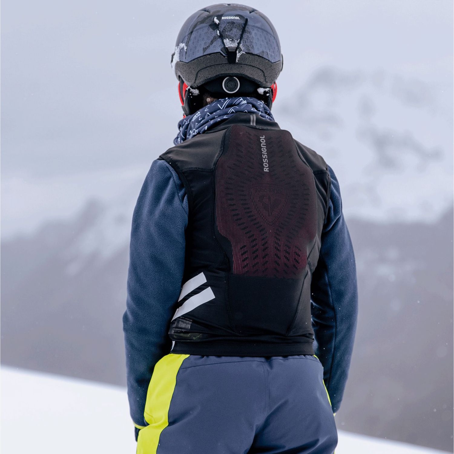 Rossignol Flexvent Vest, protection dorsale, junior, noir