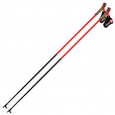 Rossignol Force 7, bâtons de ski de fond, rouge