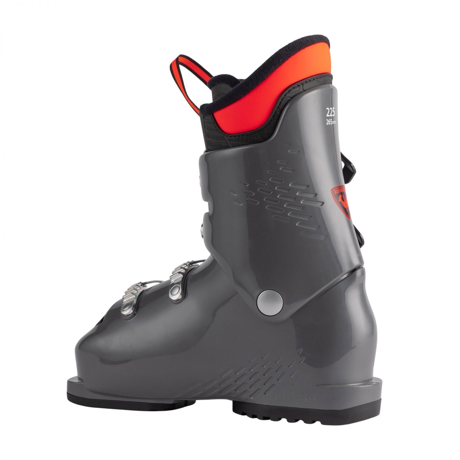 Rossignol Hero J4, botas de esquí, junior, gris/rojo
