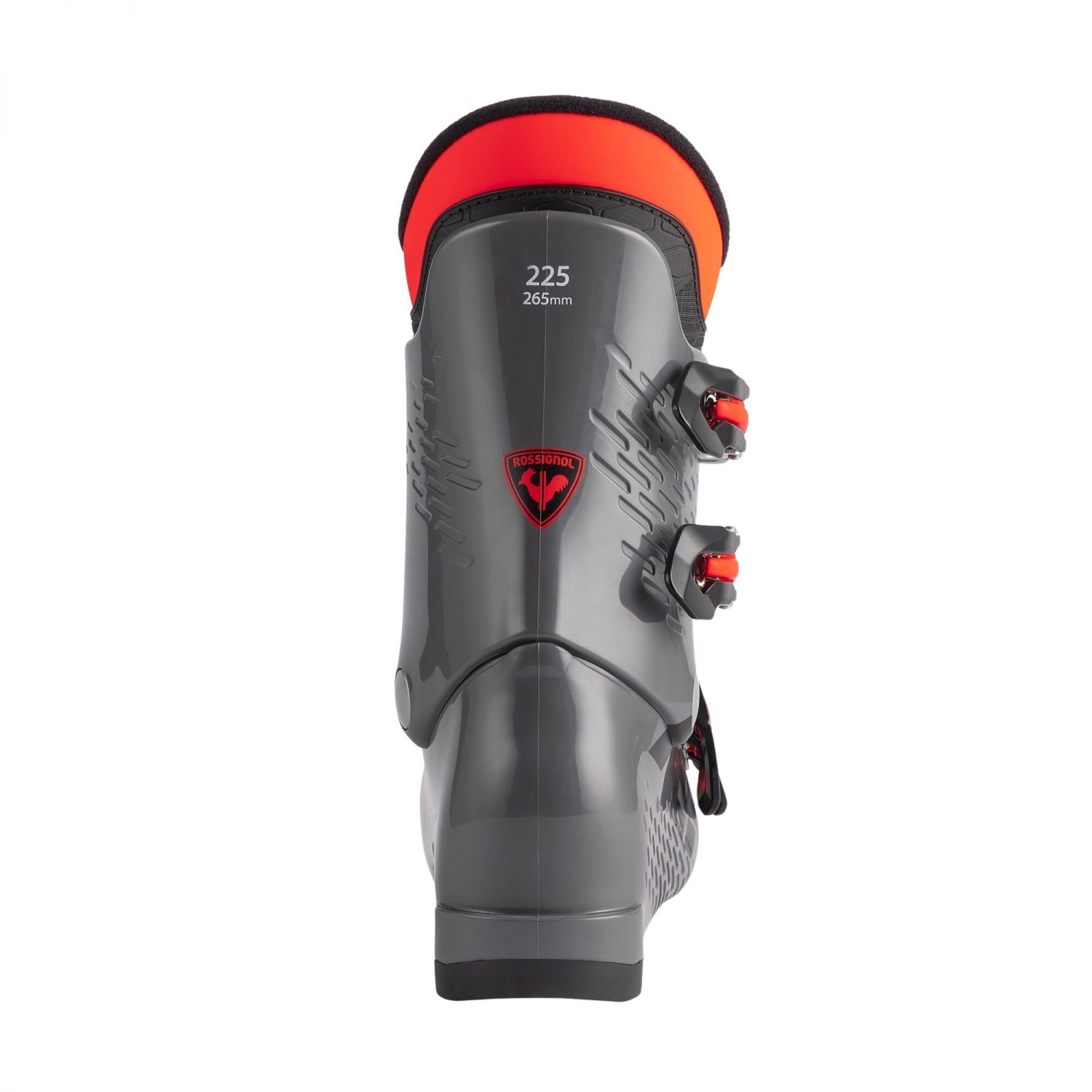 Rossignol Hero J4, botas de esquí, junior, gris/rojo