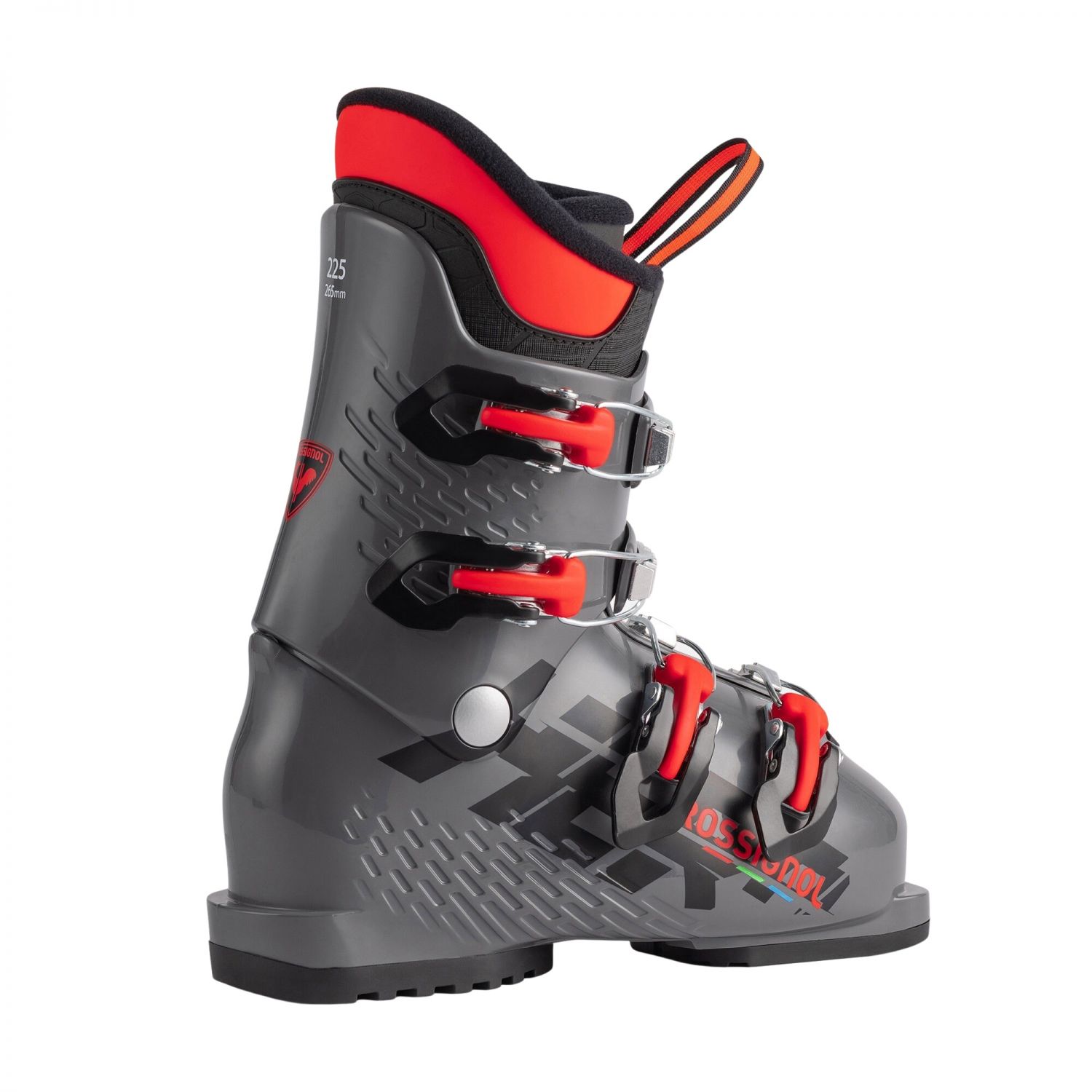 Rossignol Hero J4, botas de esquí, junior, gris/rojo