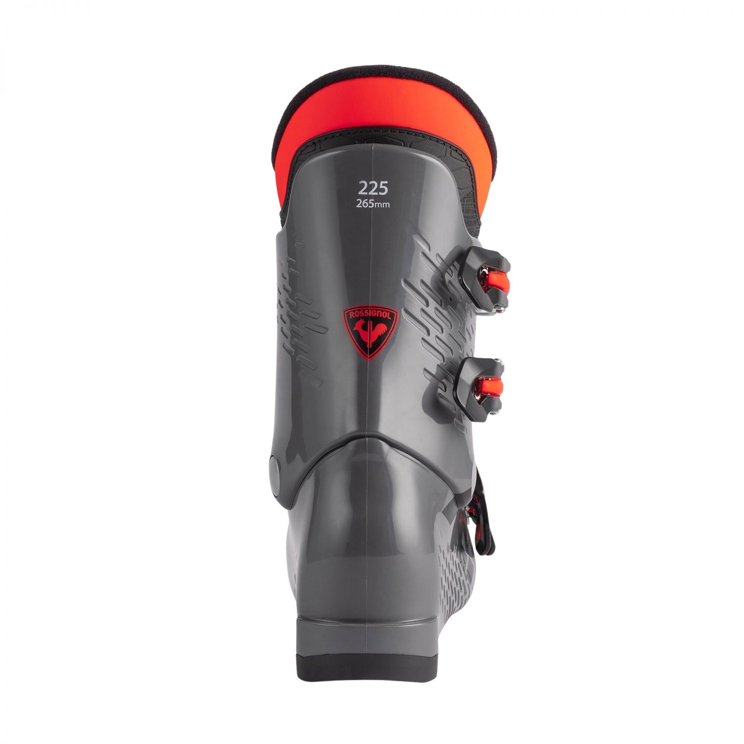 Rossignol Hero J4, skischoenen, junior, grijs/rood