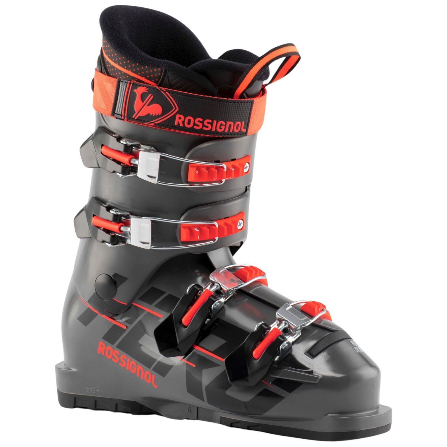 Rossignol Hero Jr 65, buty narciarskie, juniorskie, czarno-czerwone