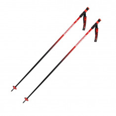 Rossignol Hero SL, bastoncini da sci, argento/rosso