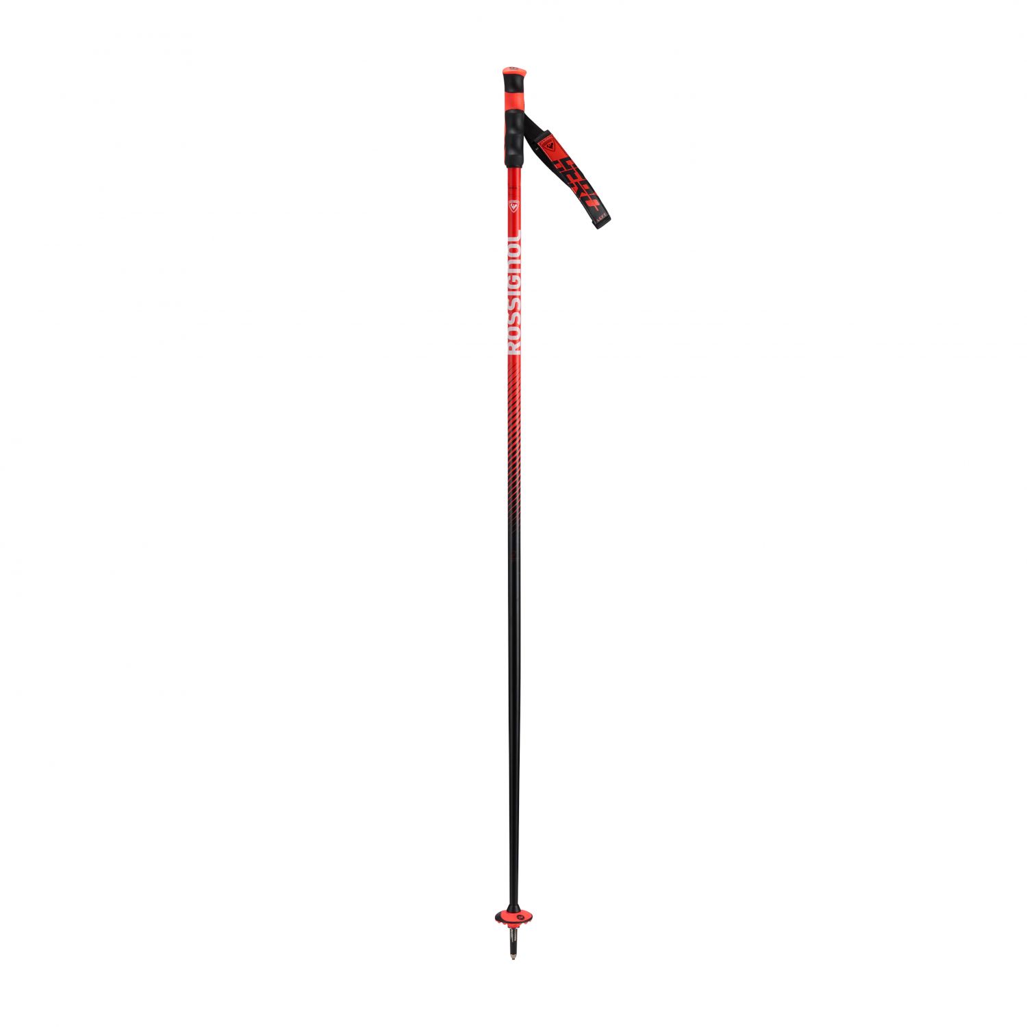 Rossignol Hero SL, lyžiarske palice, strieborná/červená