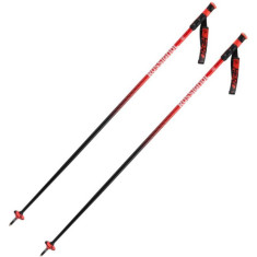 Rossignol Hero SL, Skistöcke, silber/rot