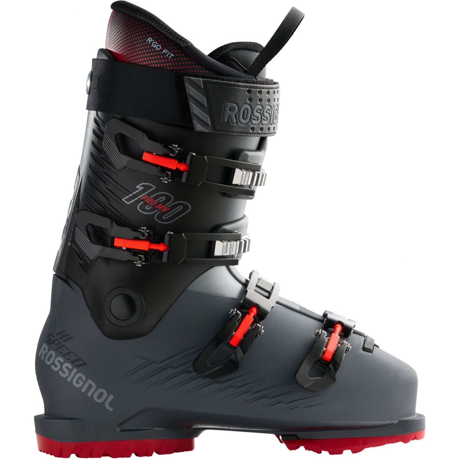 Rossignol HI-Speed 100 Pro MV GW, skistøvler, herre, grå/sort