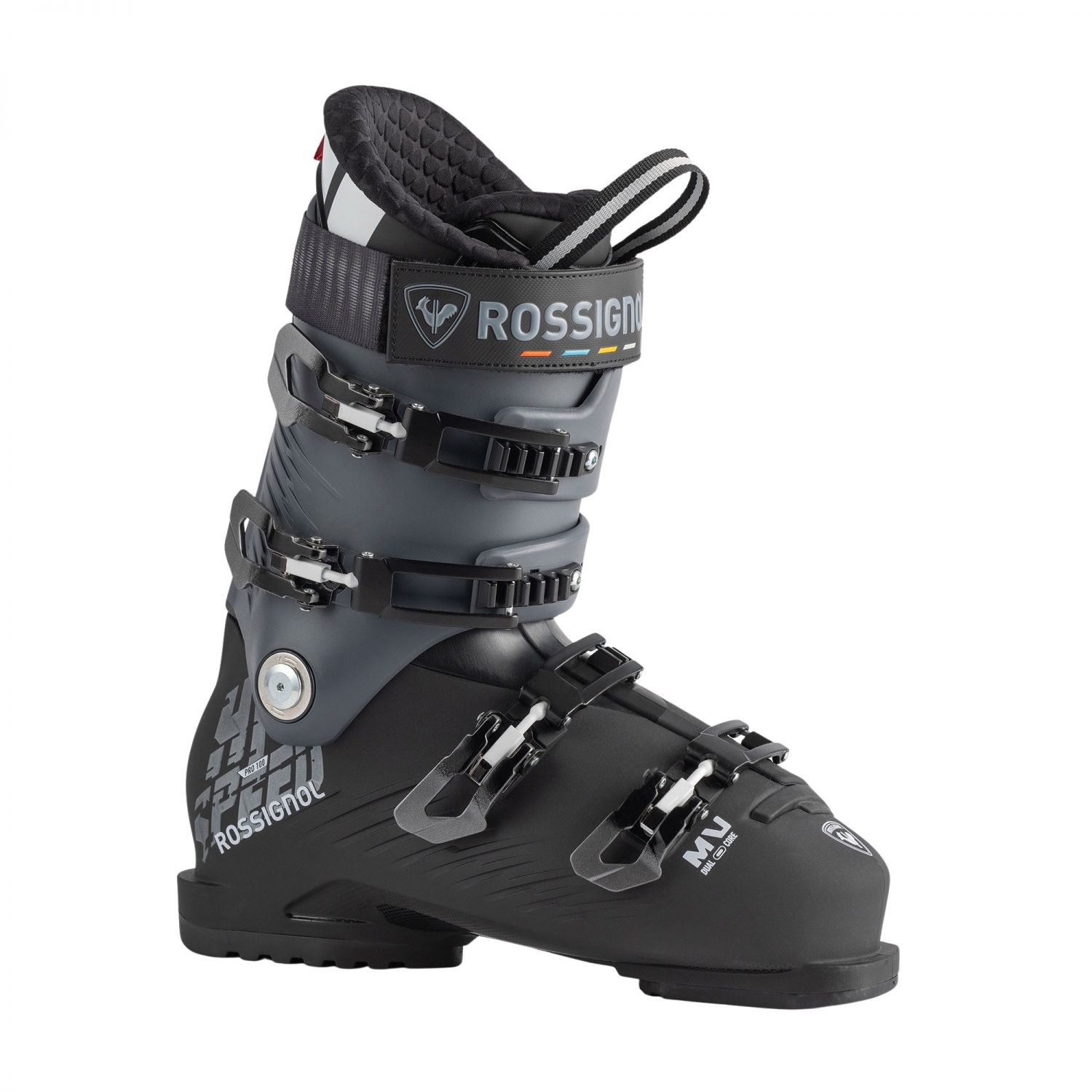 Rossignol HI-Speed Pro 100 MV, skischoenen, meneer, zwart/grijs