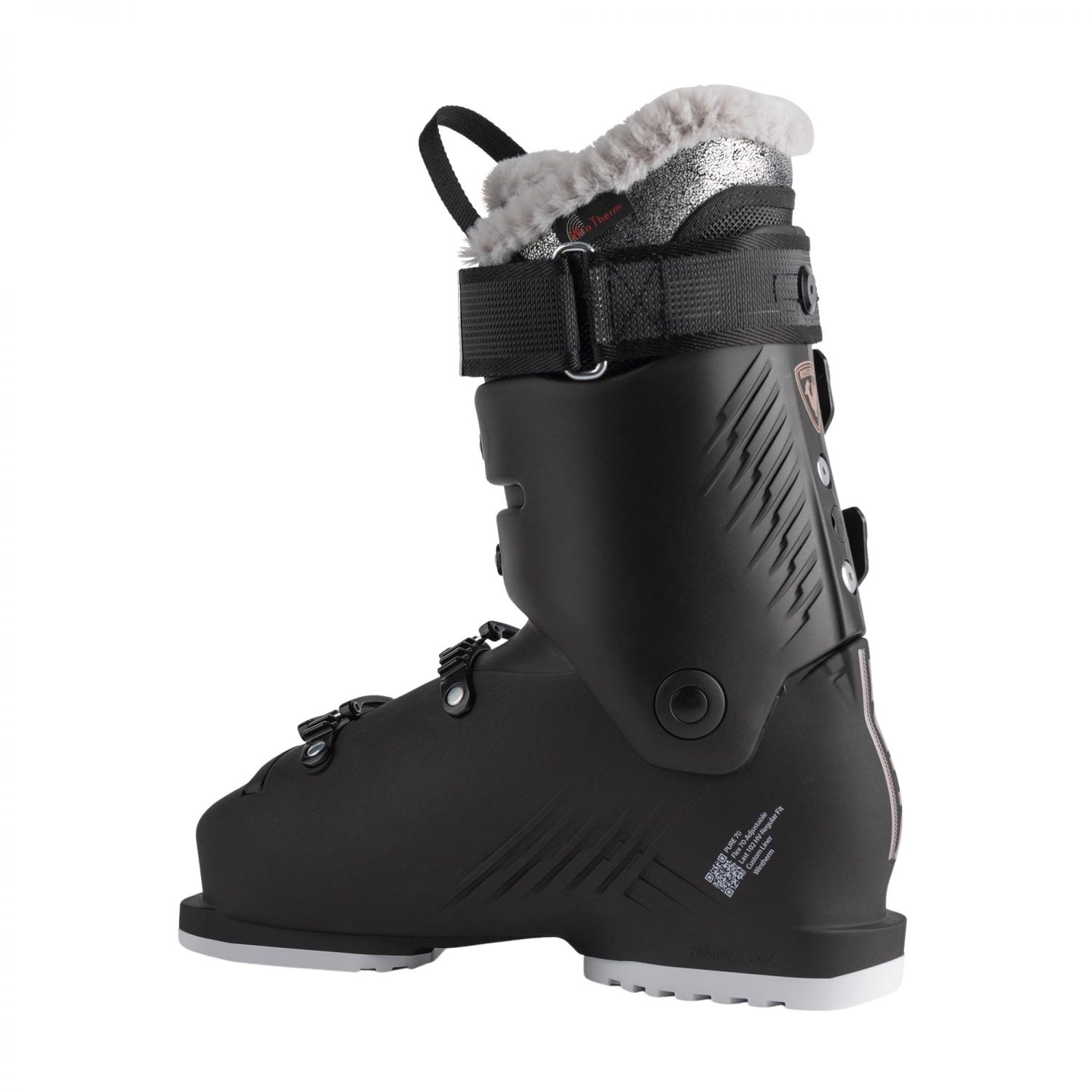 Rossignol Pure 70, laskettelumonot, nainen, musta