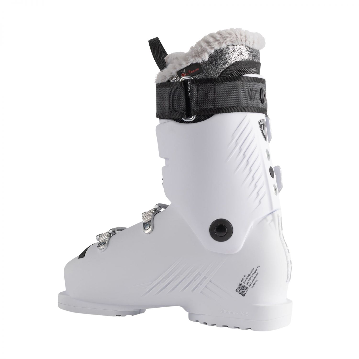 Rossignol Pure 80, skistøvler, dame, hvid