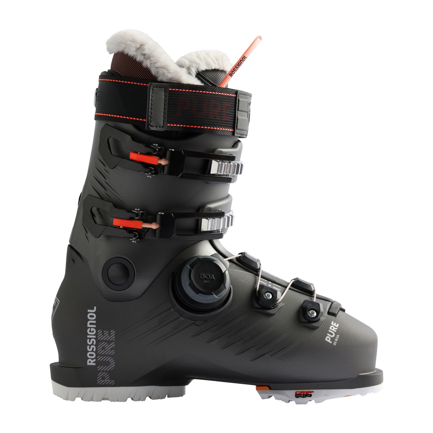 Rossignol Pure 85 BOA GW, buty narciarskie, damskie, szare/srebrne