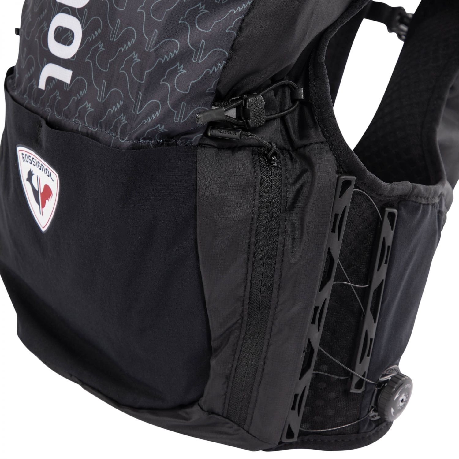 Rossignol R-EXP 10L, bežecká vesta, čierna