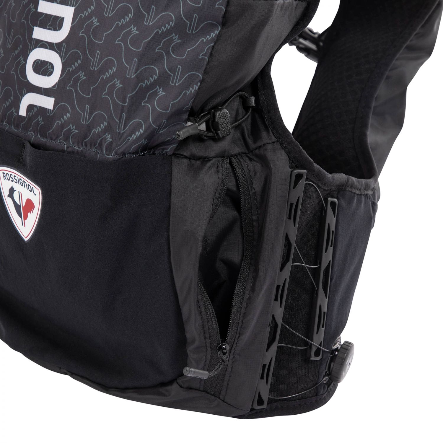 Rossignol R-EXP 10L, bežecká vesta, čierna