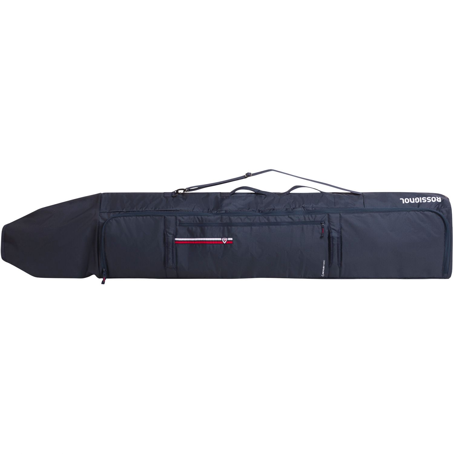 Rossignol Strato Extendable 2P Padded Wheely, housse à skis, bleu marine