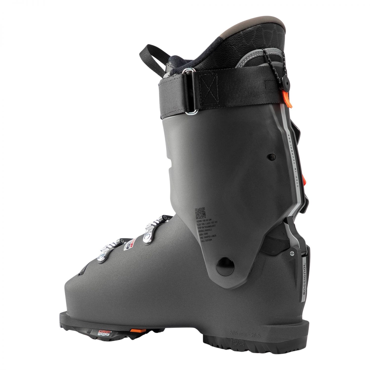Rossignol Vizion 4B 100 HV GW, lyžiarske topánky, pánske, sivé