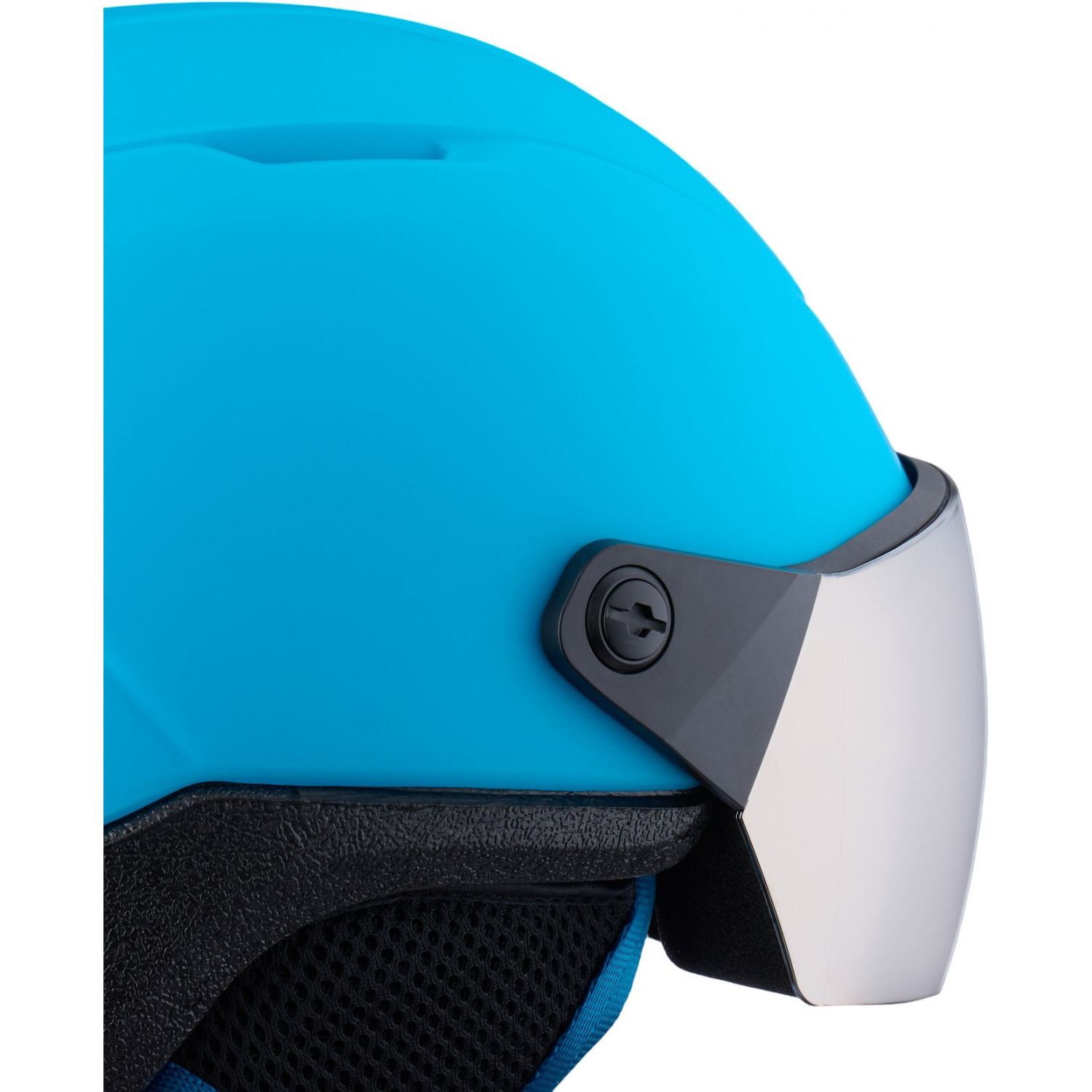 Rossignol Whoopee Visor, casco de esquí con visor, azul