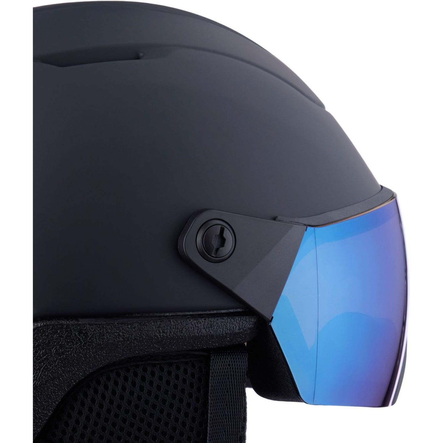 Rossignol Whoopee Visor, lyžařská helma s hledím, černá