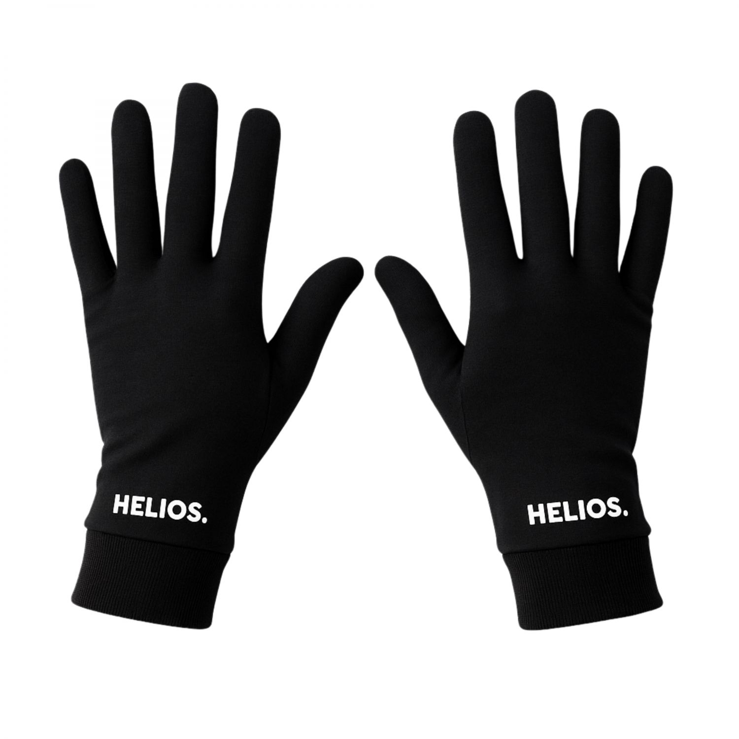 Rukavice Helios Merino, podšívka, čierne
