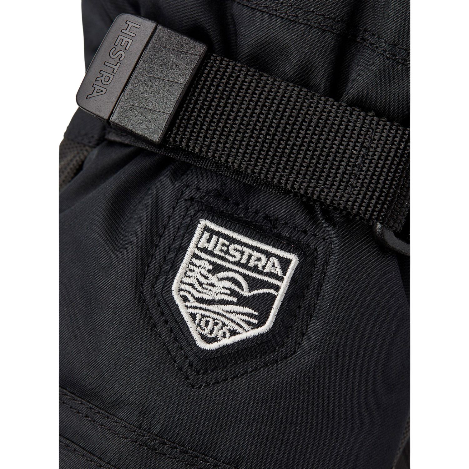 Rukavice Hestra Gore-Tex Gauntlet, junior, čierne