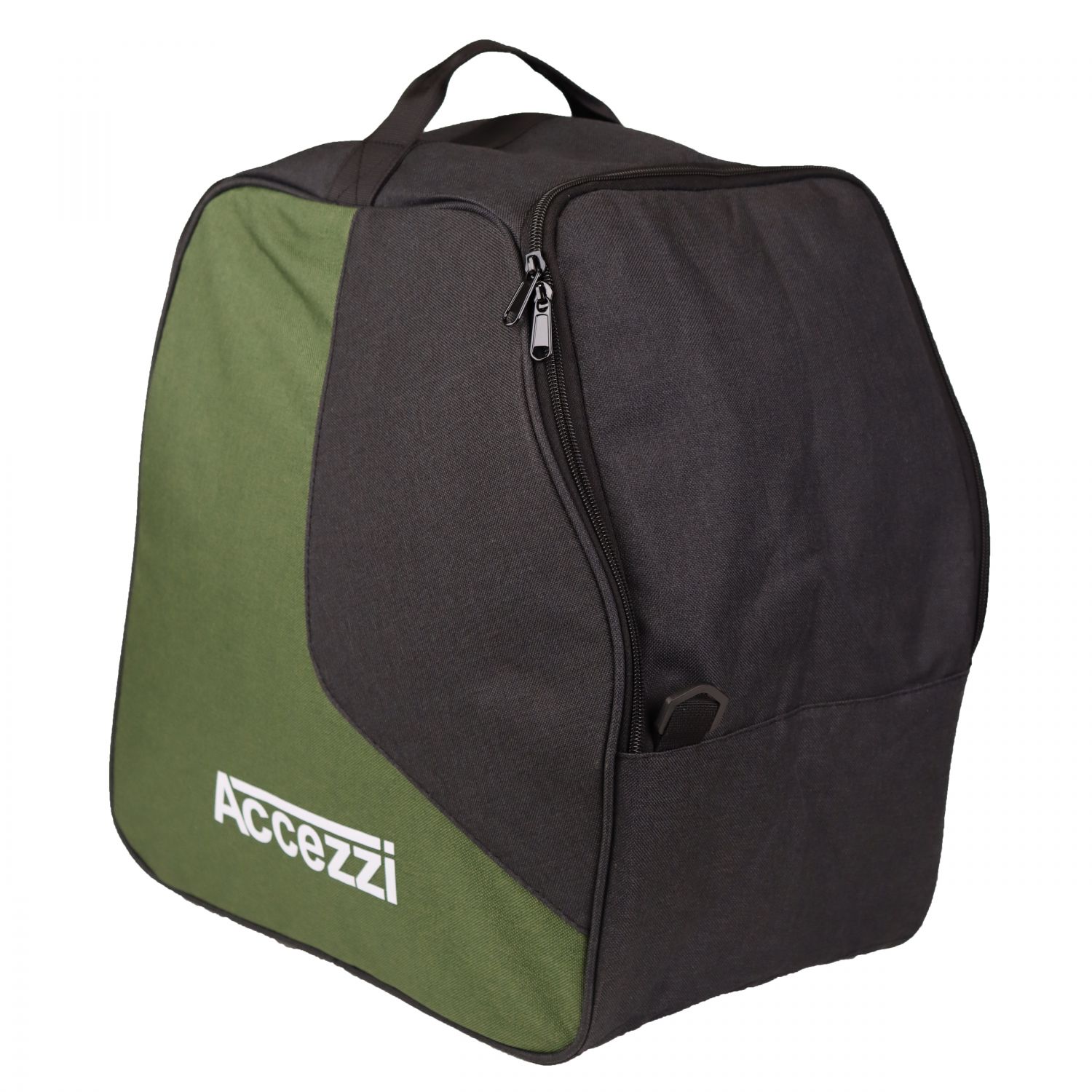 Saco para botas e capacete Accezzi, verde escuro