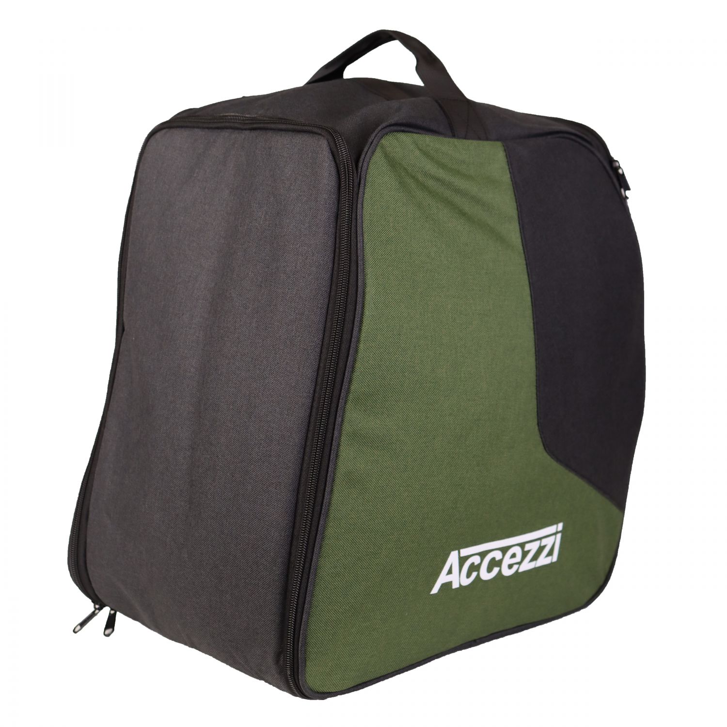 Saco para botas e capacete Accezzi, verde escuro
