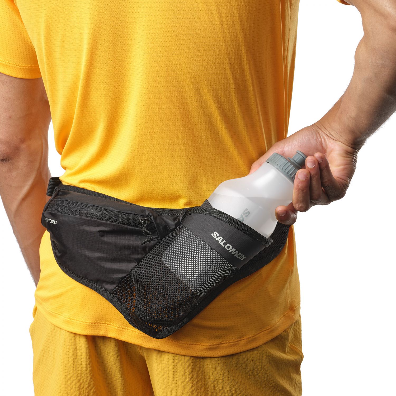 Salomon Active Belt 3D Bottle, taška na opasok, čierna
