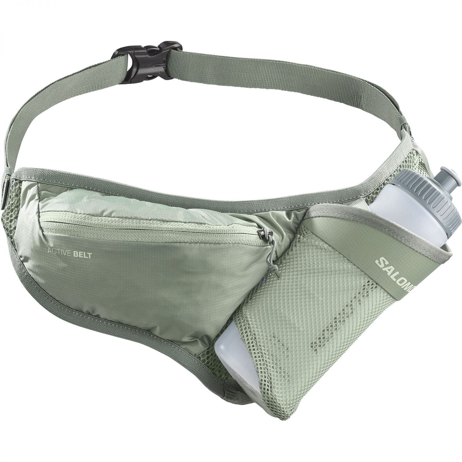 Salomon Active Belt 3D Bottle, taška na opasok, zelená