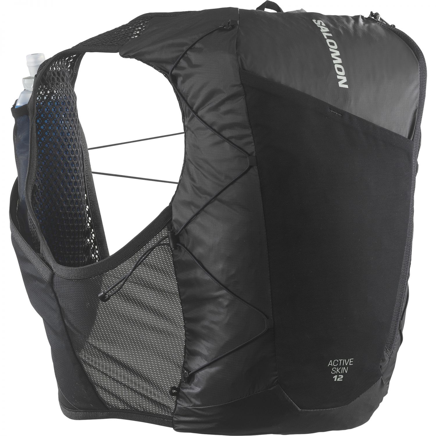 Salomon Active Skin 12 Set, bežecký batoh, čierna