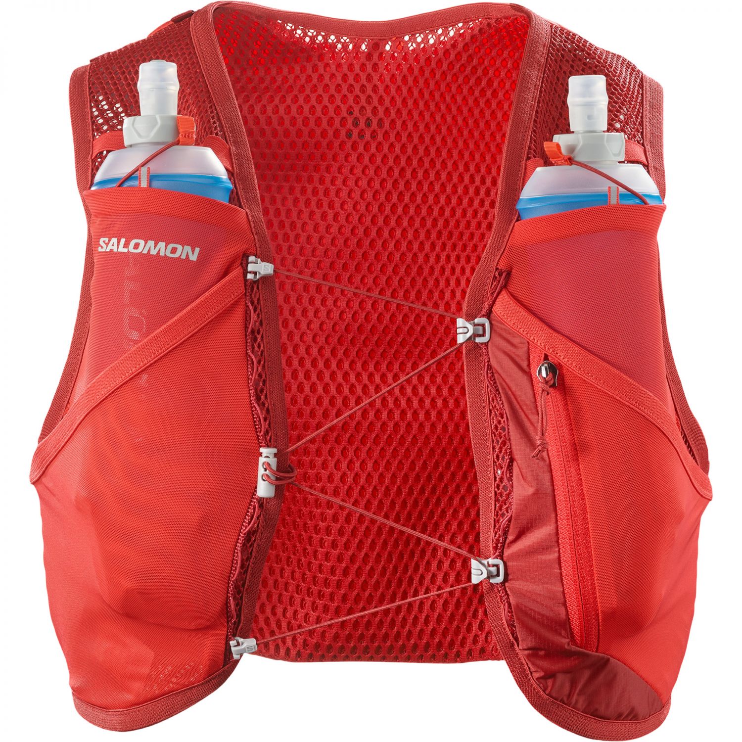 Salomon Active Skin 4, bežecká vesta, červená