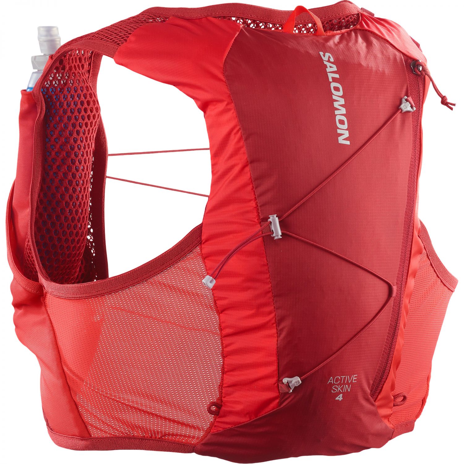 Salomon Active Skin 4, bežecká vesta, červená
