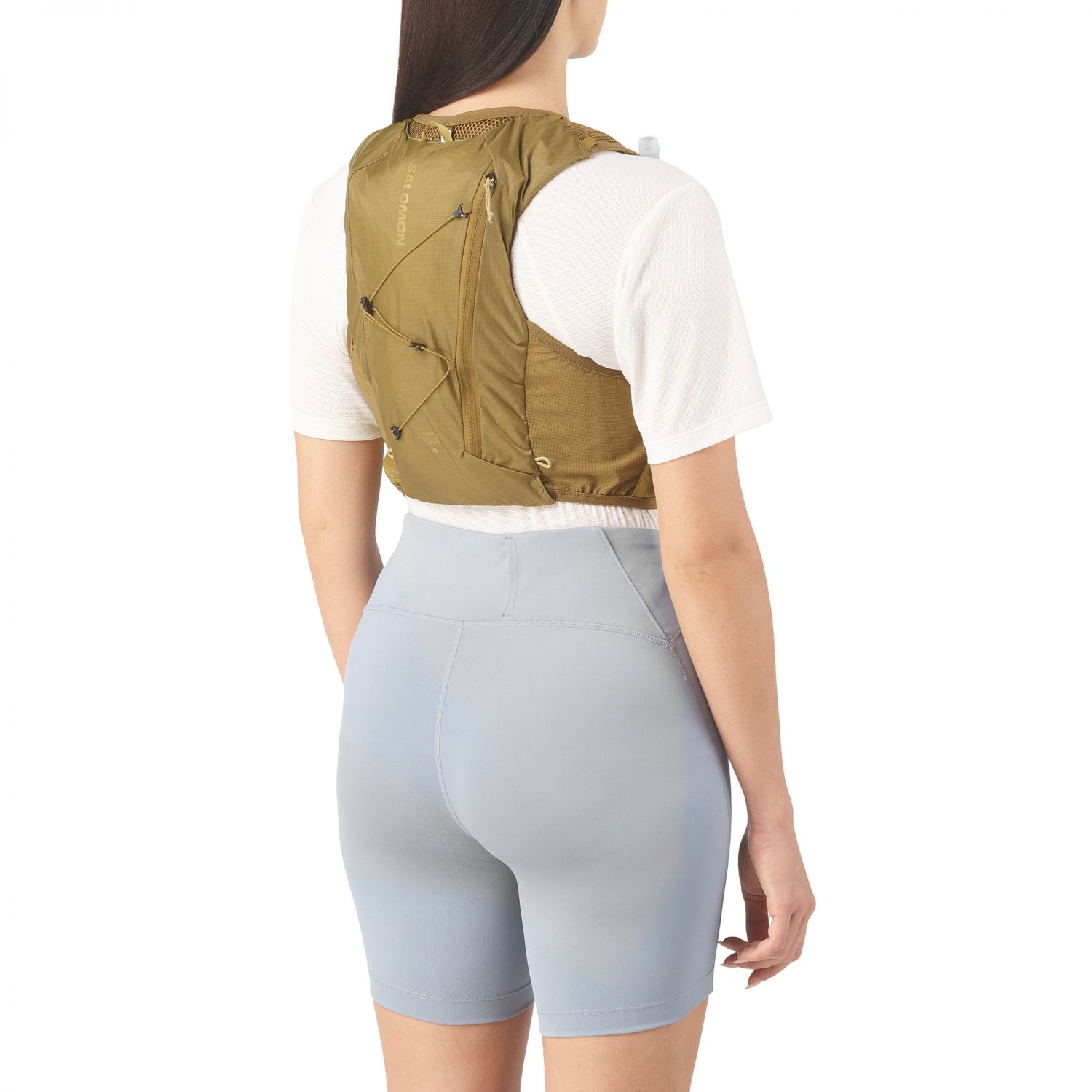 Salomon Active skin 4, bežecká vesta, zelená