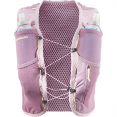 Salomon Active Skin 4, chaleco de running, mujer, lila/rosa