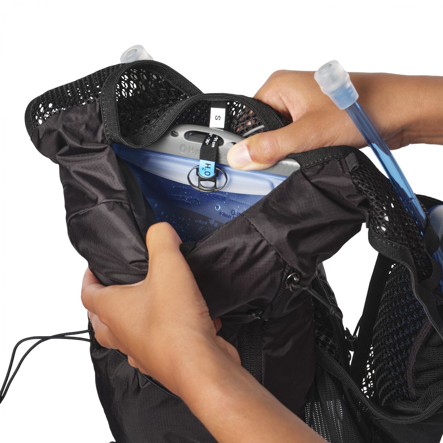 Salomon ACTIVE SKIN 4, hardloopvest, dames, zwart/zilver