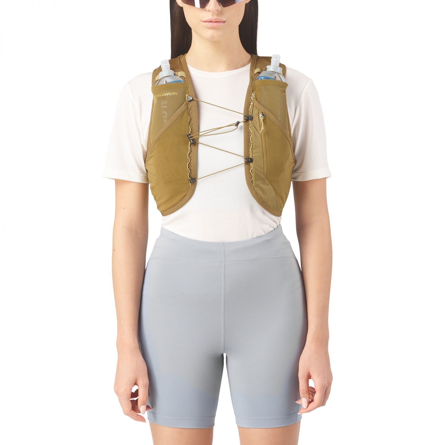 Salomon Active skin 4, løbevest, grøn