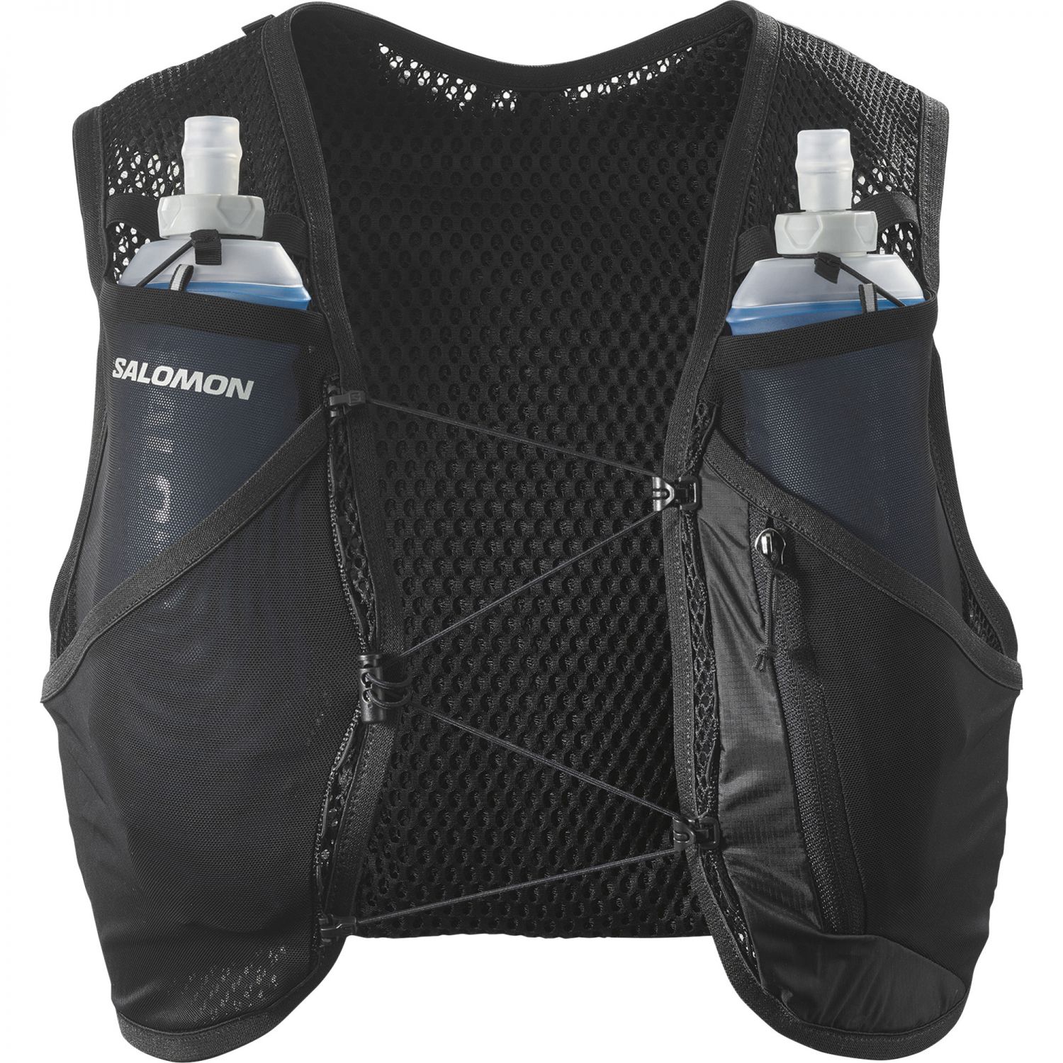 Salomon Active Skin 4 Set, bežecký batoh, čierna