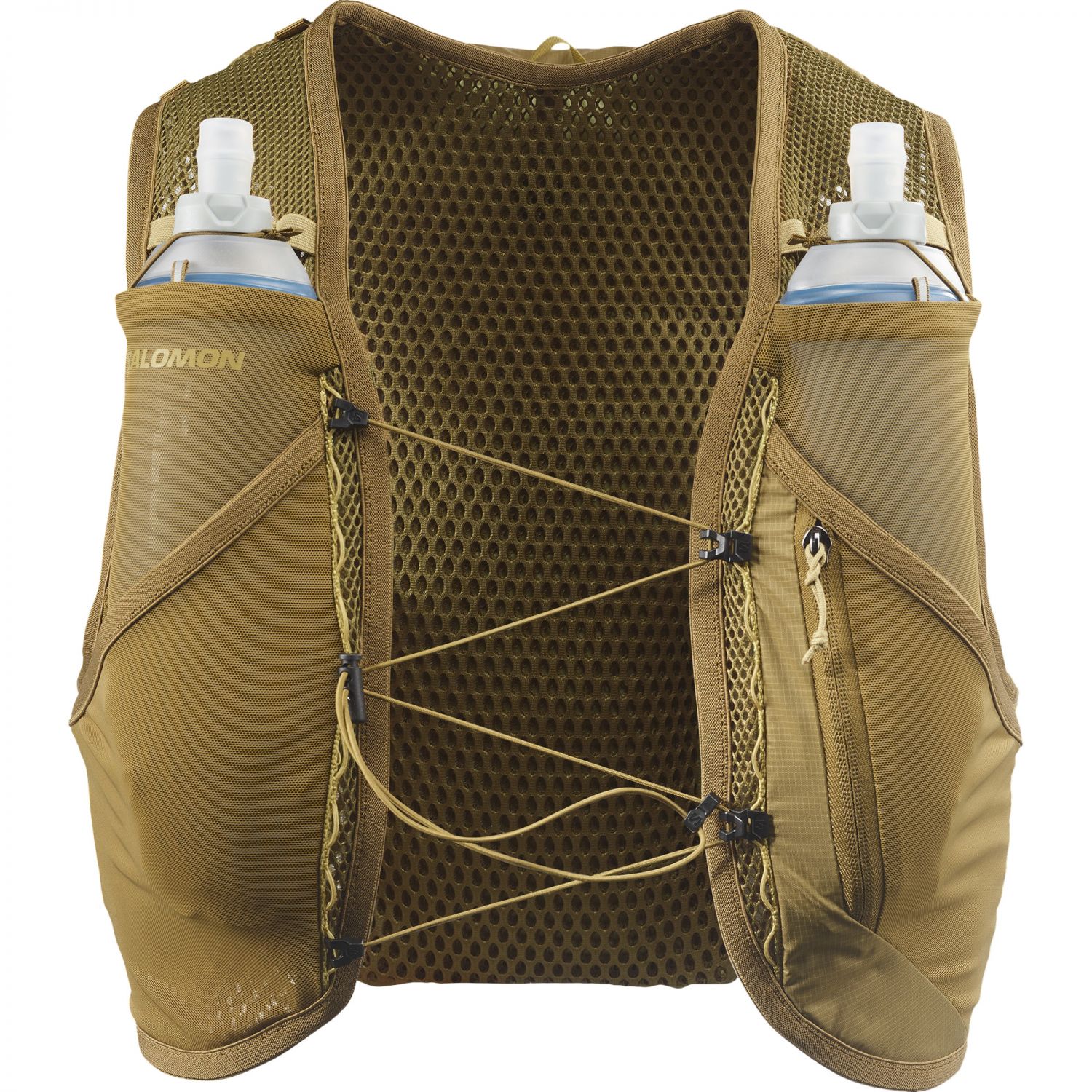 Salomon Active Skin 8, kamizelka biegowa, zielony