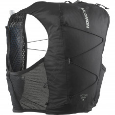 Salomon Active Skin 8 Set, bežecký batoh, čierna