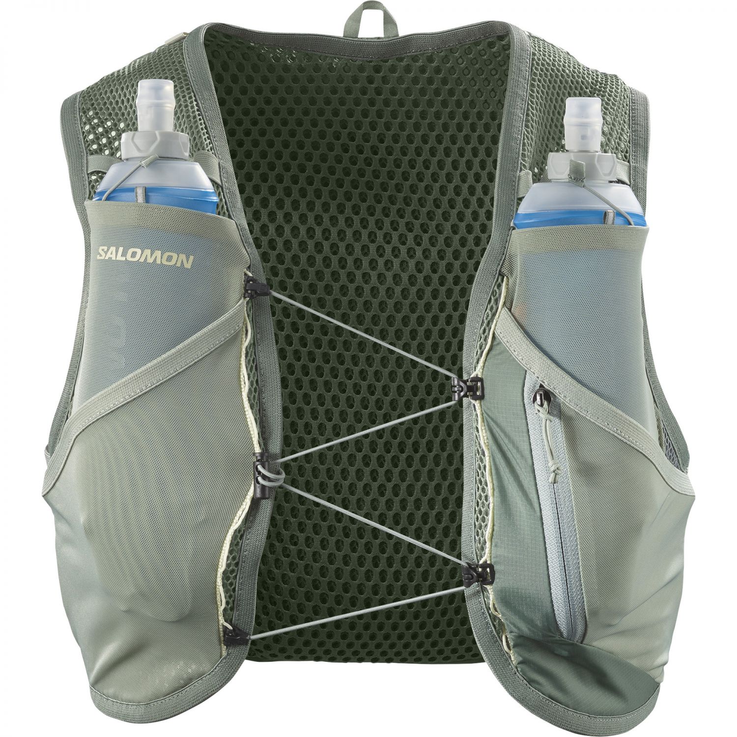 Salomon Active Skin 8 Set, Laufrucksack, grau