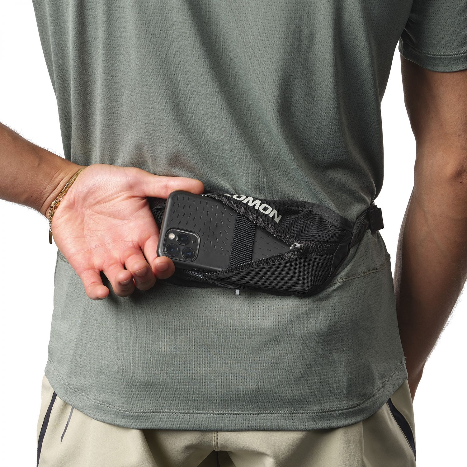 Salomon Active Sling Belt, black/metal