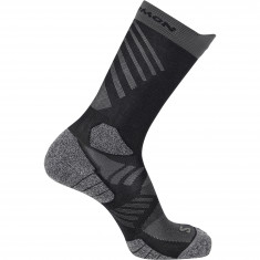 Salomon Aero Crew, running socks, black/castlerock
