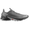 Salomon Alphacross 5, trail shoes, men, pewter/black/ghost gray
