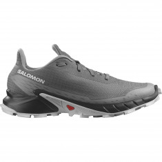 Salomon Alphacross 5, trail shoes, men, pewter/black/ghost gray
