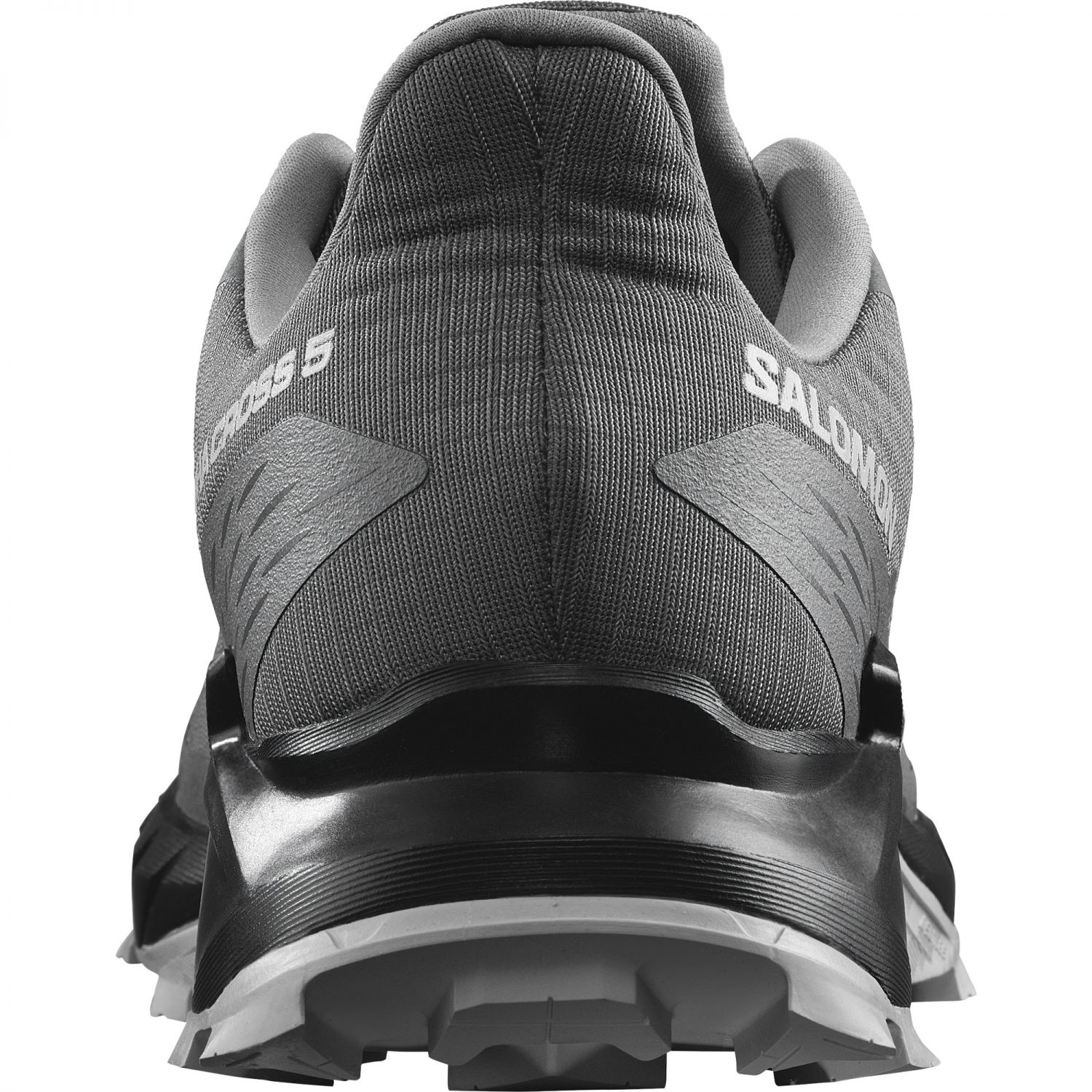 Salomon Alphacross 5, trail shoes, men, pewter/black/ghost gray