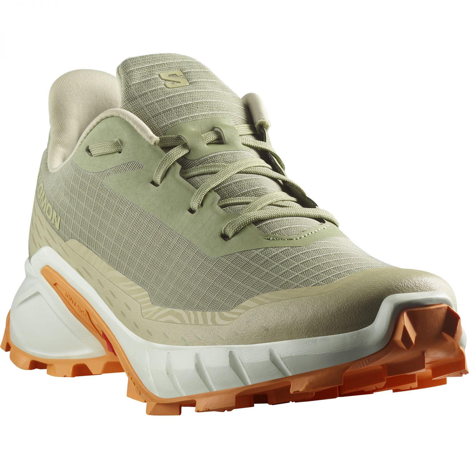 Salomon Alphacross 5, trail shoes, women, tea/icicle/papaya