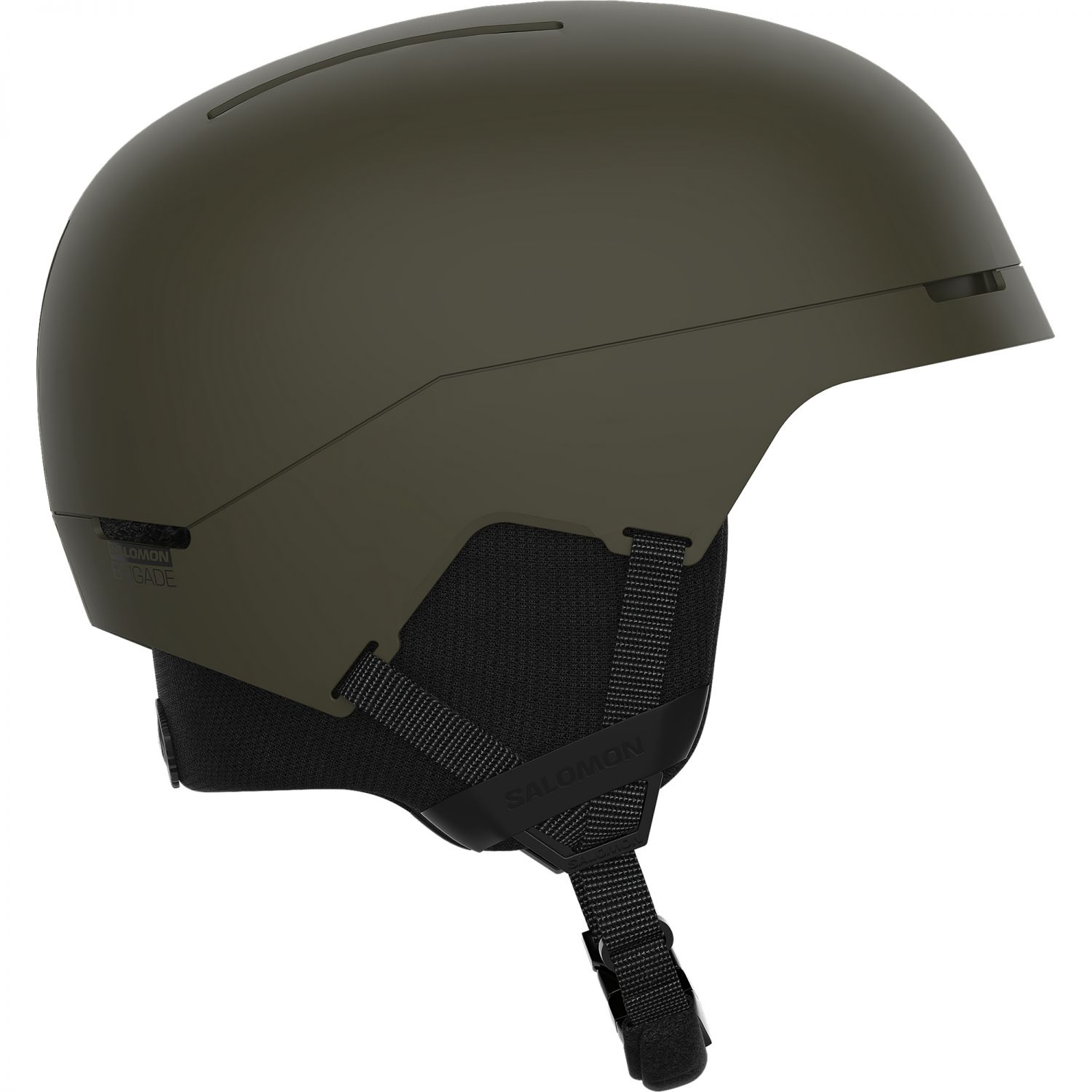 Salomon Brigade, casque de ski, vert foncé