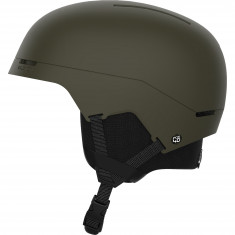 Salomon Brigade, casque de ski, vert foncé